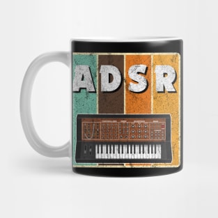 Analog Modular Synthesizer ADSR Vintage Retro Gift Mug